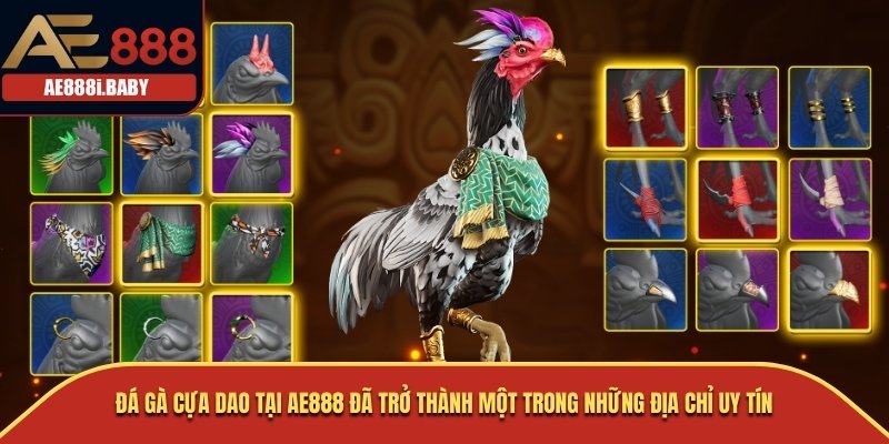 Đá Gà Cựa Dao - Nghệ Thuật Chiến Đấu Cùng AE888 2025 2 Đá gà cựa dao tại AE888 đã trở thành một trong những địa chỉ uy tín