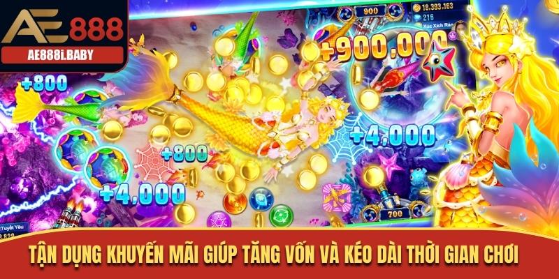 Khuyến Mãi Bắn Cá AE888 - Đón Nhận Ưu Đãi Khủng Trong Tháng 2 Tận dụng khuyến mại giúp tăng vốn cược và kéo dài thời gian chơi